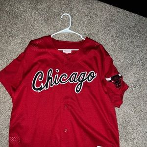 Chicago Bulls Baseball Jersey
